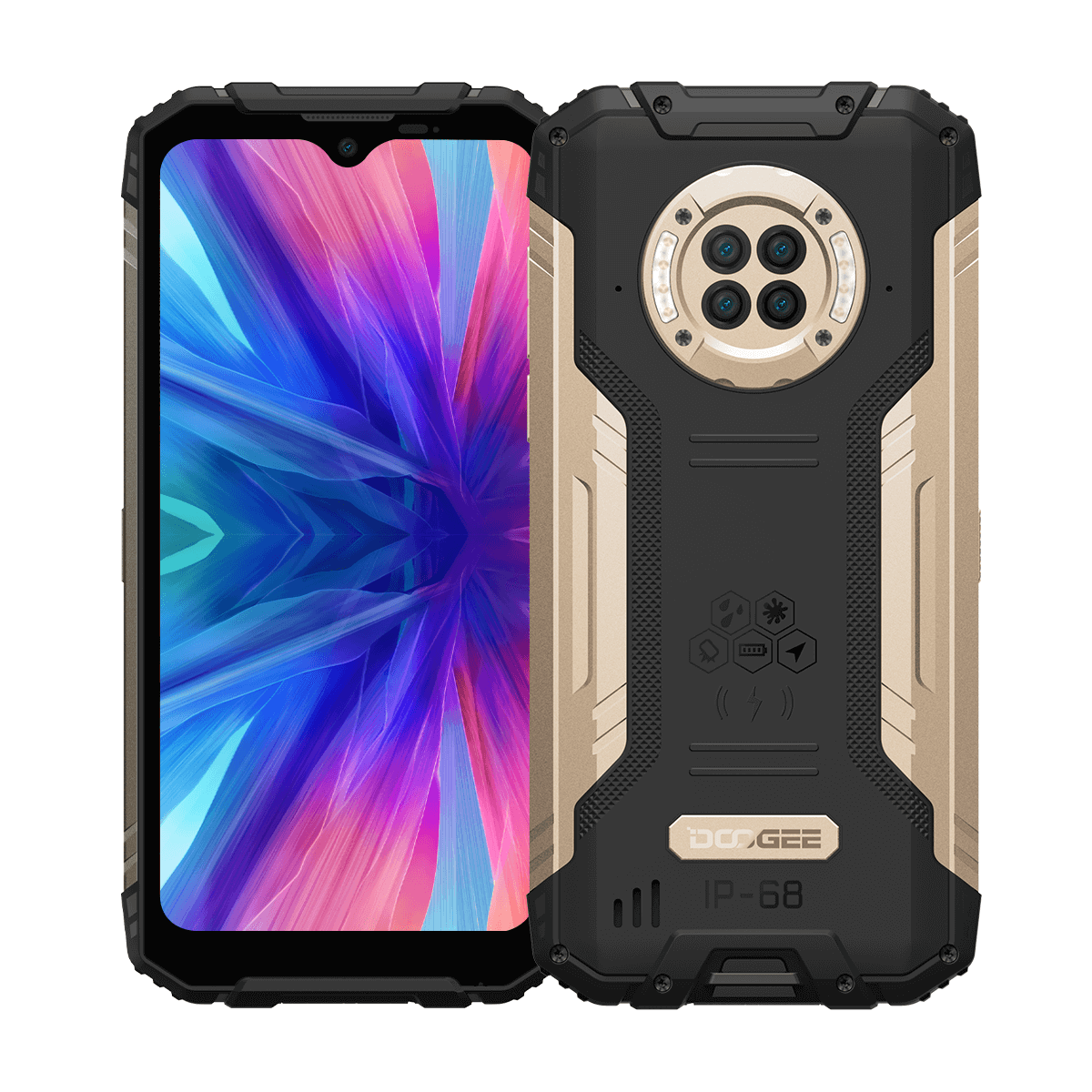 DOOGEE S98 Pro Rugged Phone 6.3 Thermal Imaging Camera 20MP Night Vision  AI 48MP Camera 8GB 256GB 6000mAh Battery Mobile Phone