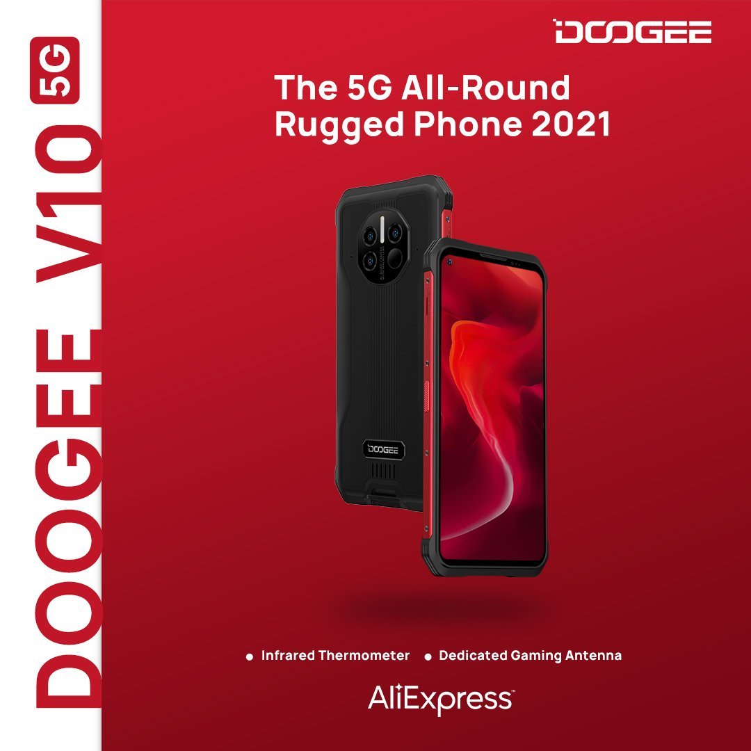 Doogee Announce The First 5G Phone: The V10 Is Set To Be The Latest In The Series Of Doogee Rugged Phones But The First Of A New Series | Doogee