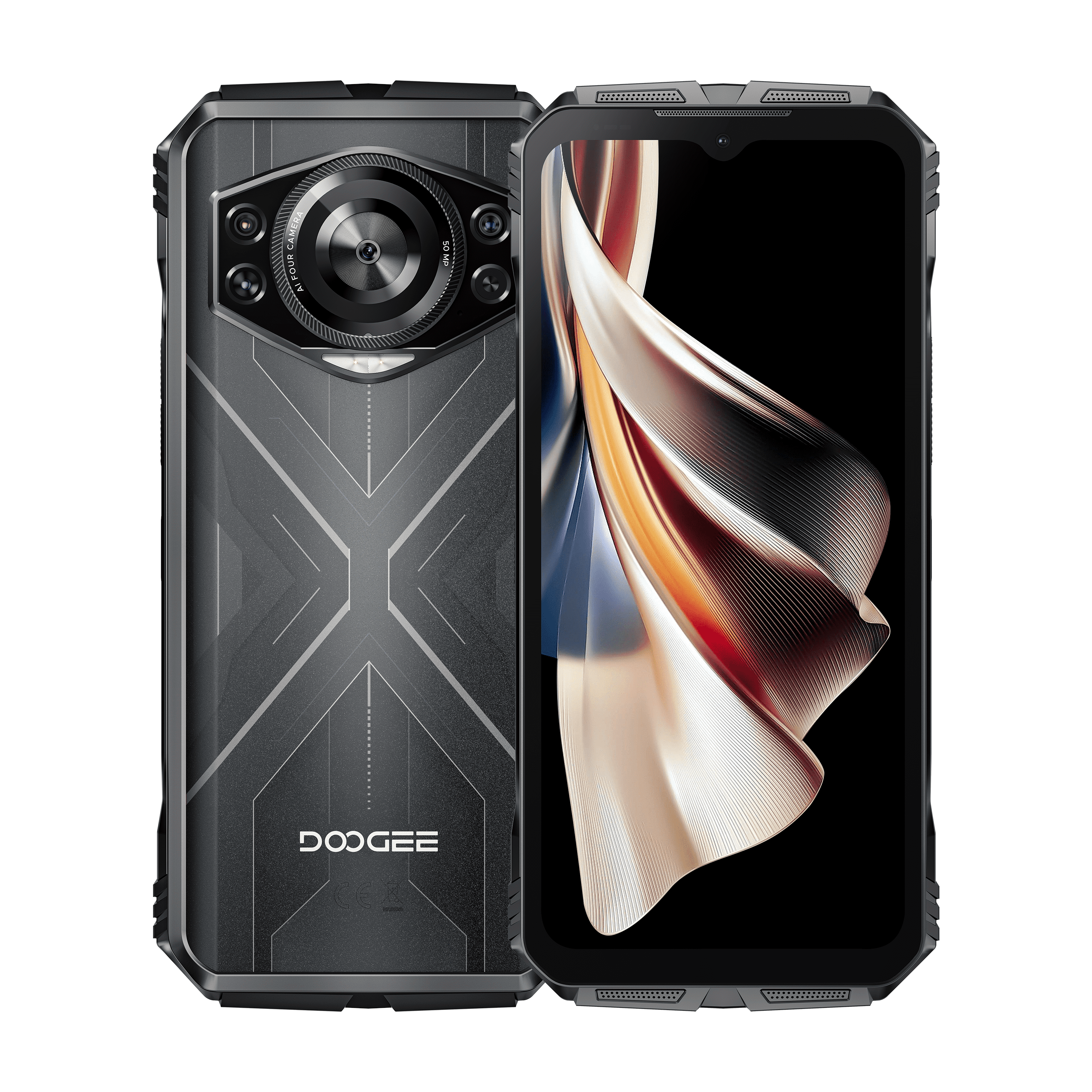 DOOGEE S cyber Silver Rugged Phone