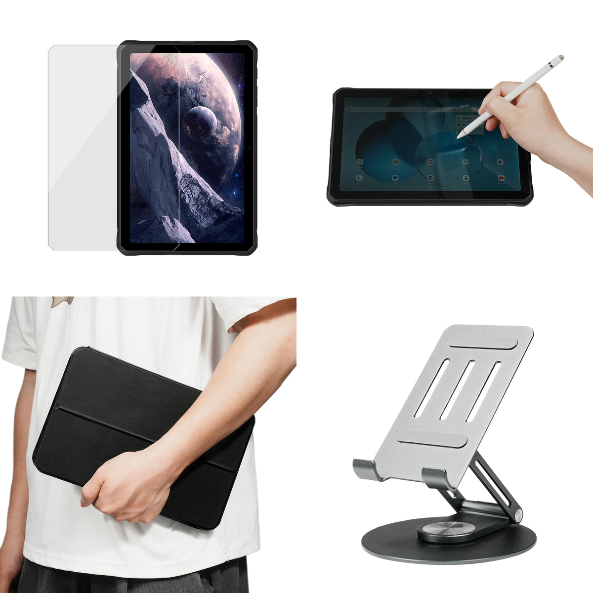 R10 Accessory Combo Kit (Tempered Film, Stylus, Keyboard, Stand)