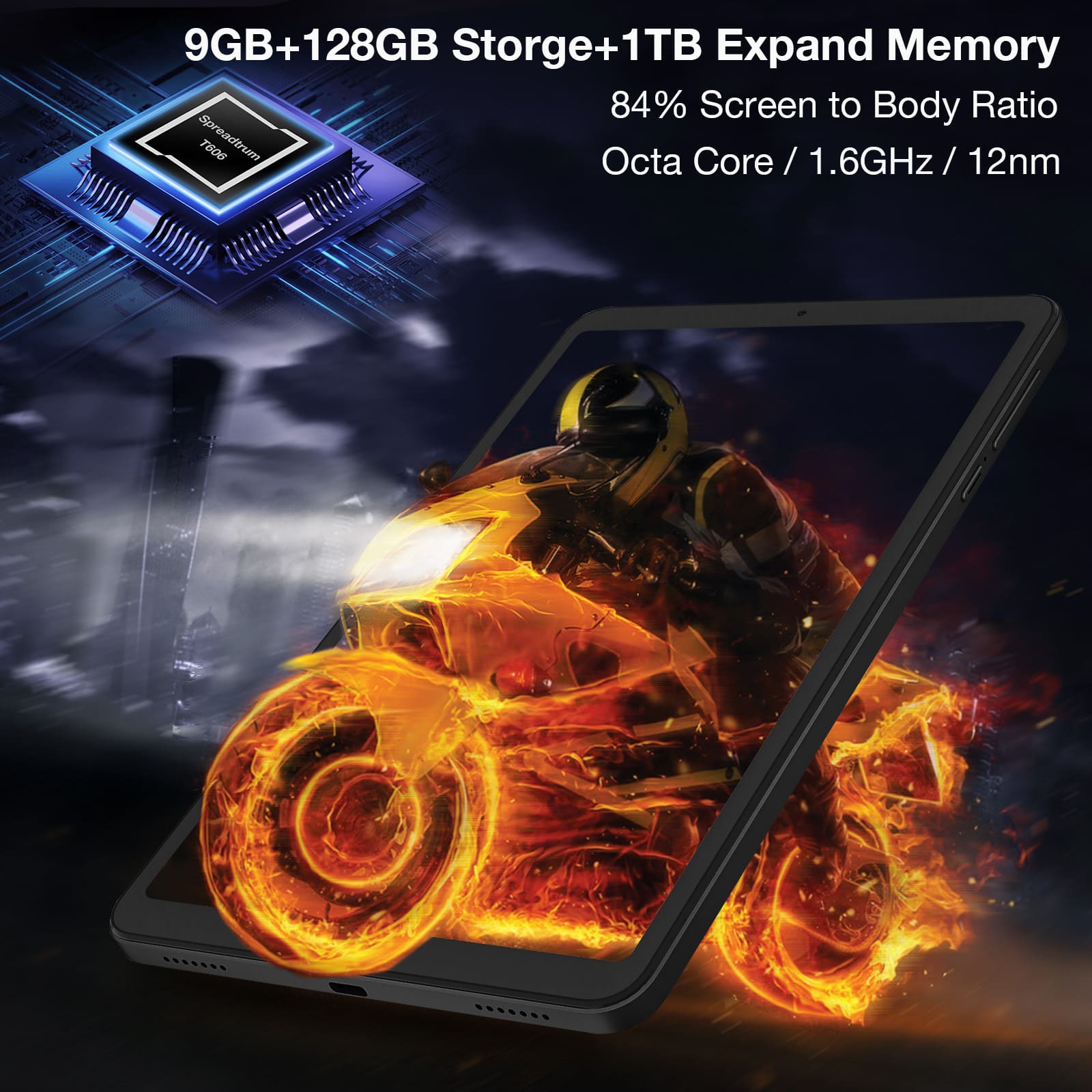 DOOGEE T20 mini Tablet 4GB+128GB 7.4mm Mini Body 8.4 FHD TÜV SÜD